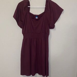 Old Navy Burgundy Mini Dress